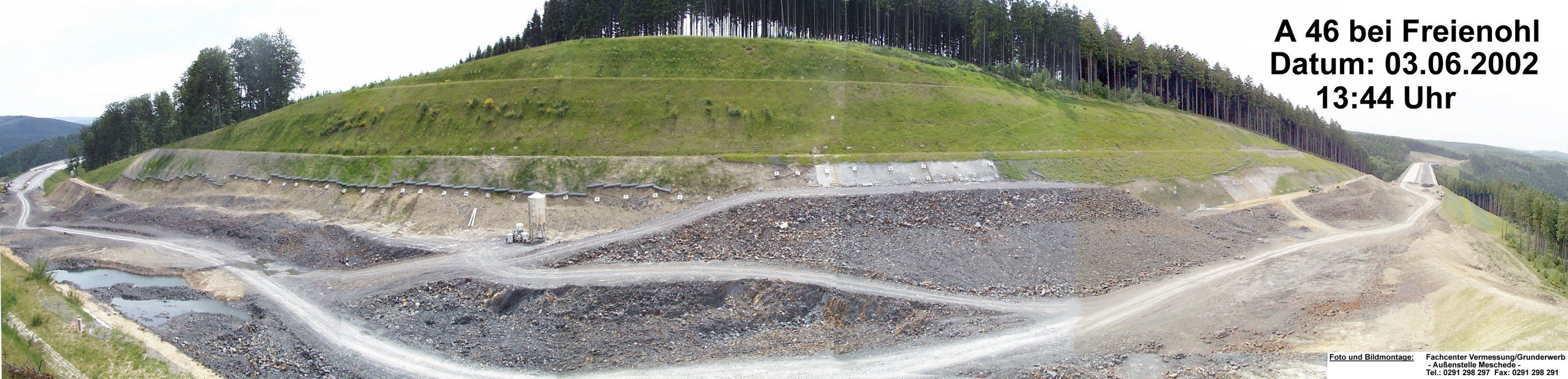 A46, Böschungssicherung