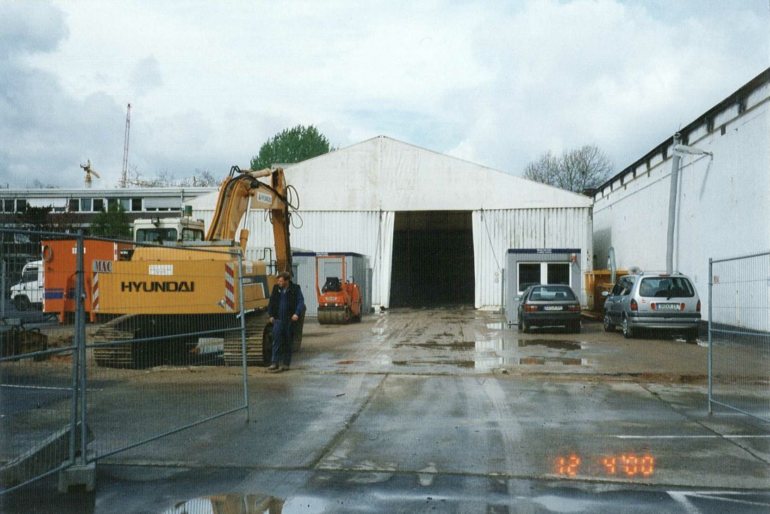 Zelteinhausung der Teergrube